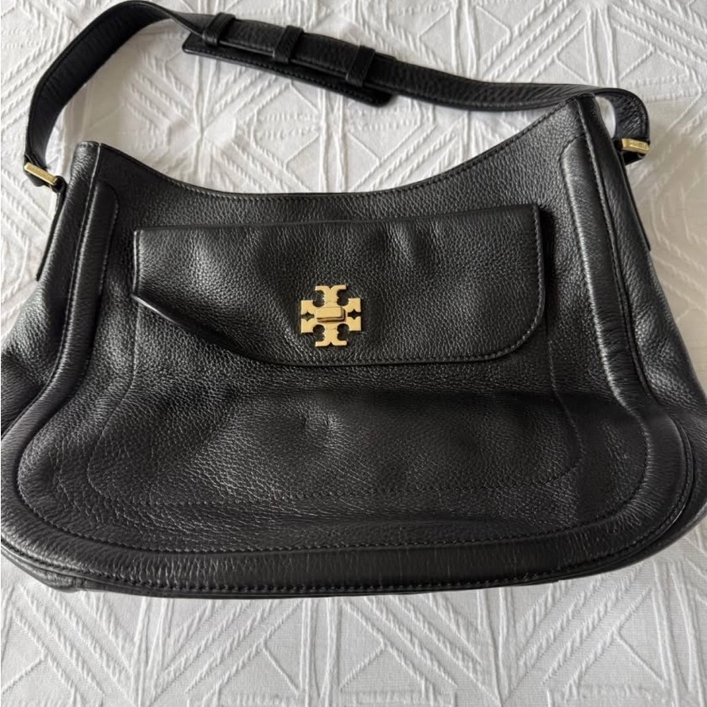 Tory Burch Black Leather Shoulder Bag